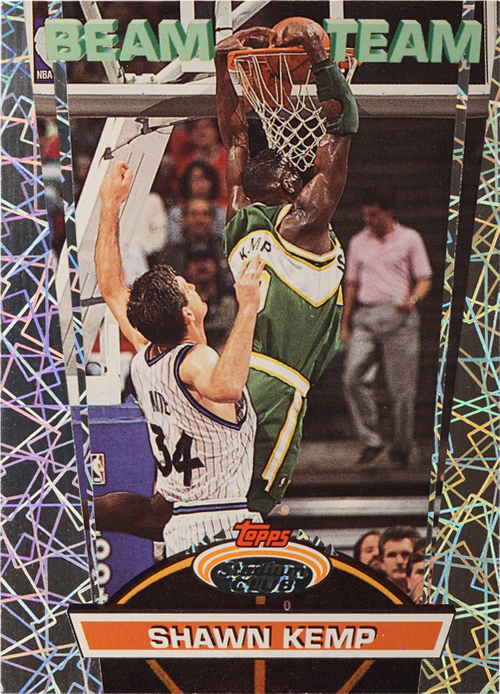 Shawn Kemp trading card