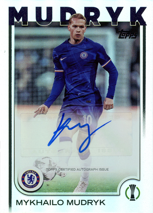 Mykhailo Mudryk trading card