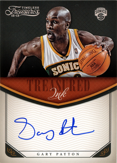 Gary Payton trading card