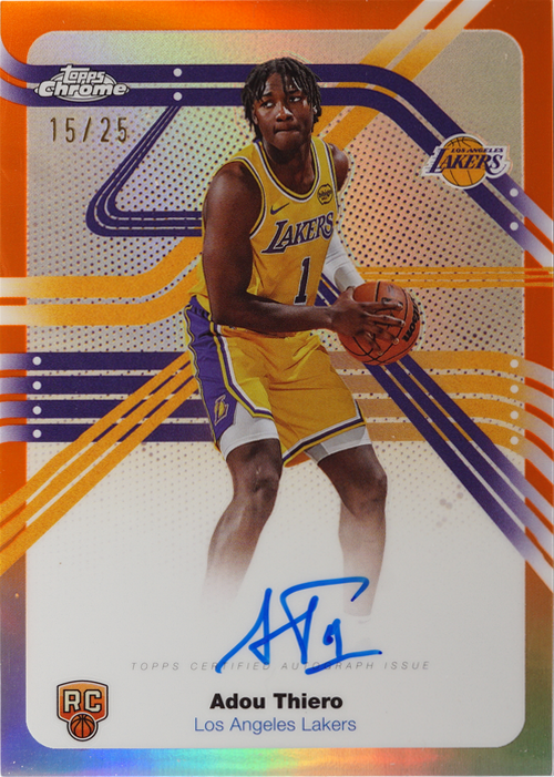 Adou Thiero trading card