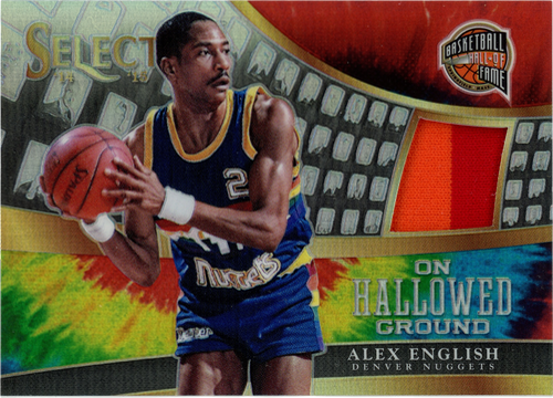 Alex English trading card