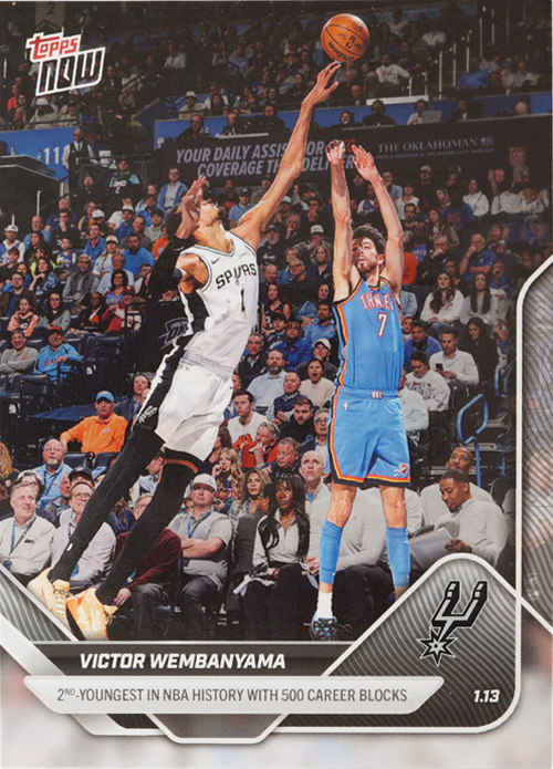 Victor Wembanyama trading card