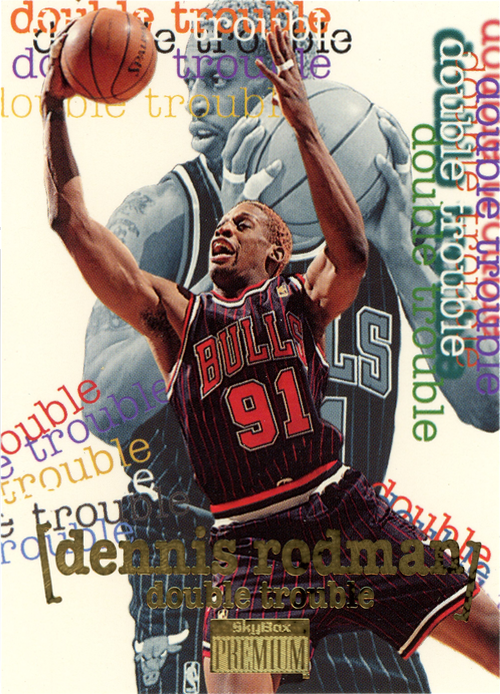 Dennis Rodman trading card
