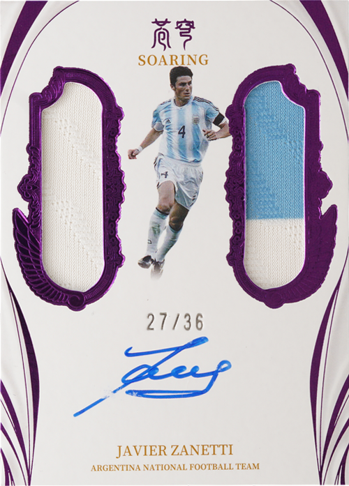 Javier Zanetti trading card