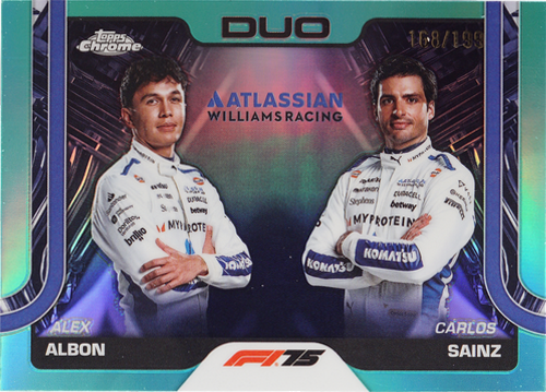 Alex Albon / Carlos Sainz trading card