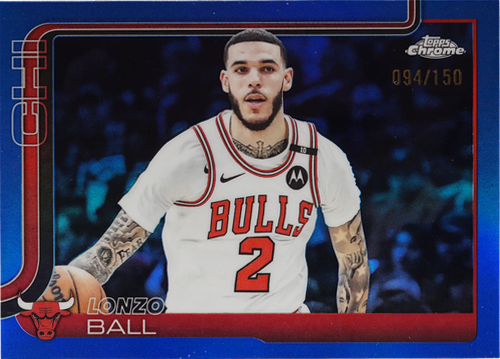 Lonzo Ball trading card
