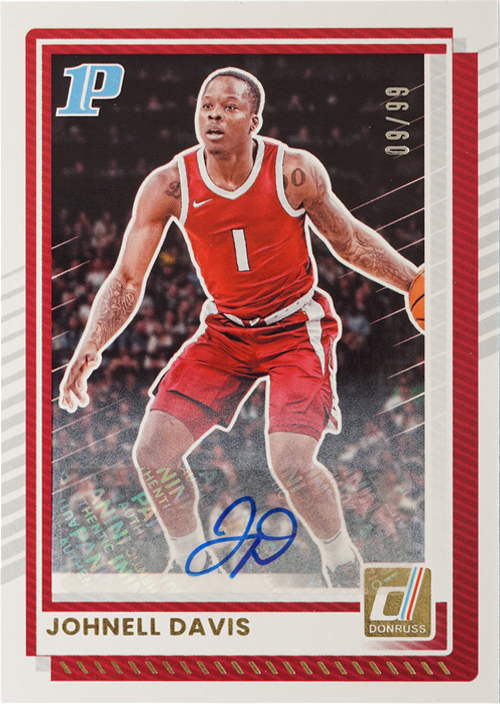 Johnell Davis trading card