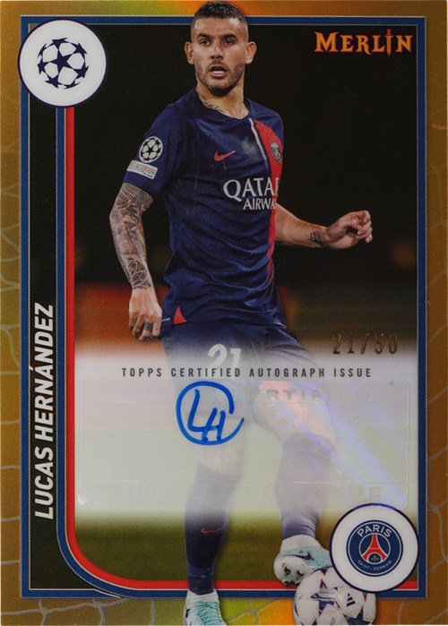Lucas Hernández trading card
