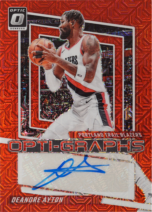 Deandre Ayton trading card