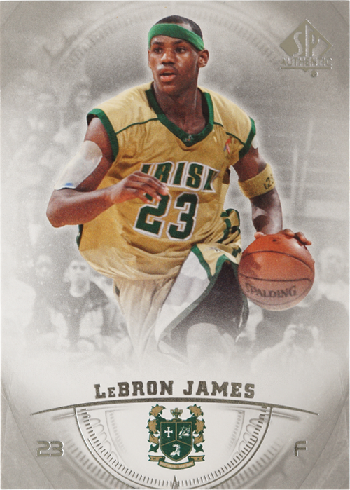 LeBron James trading card