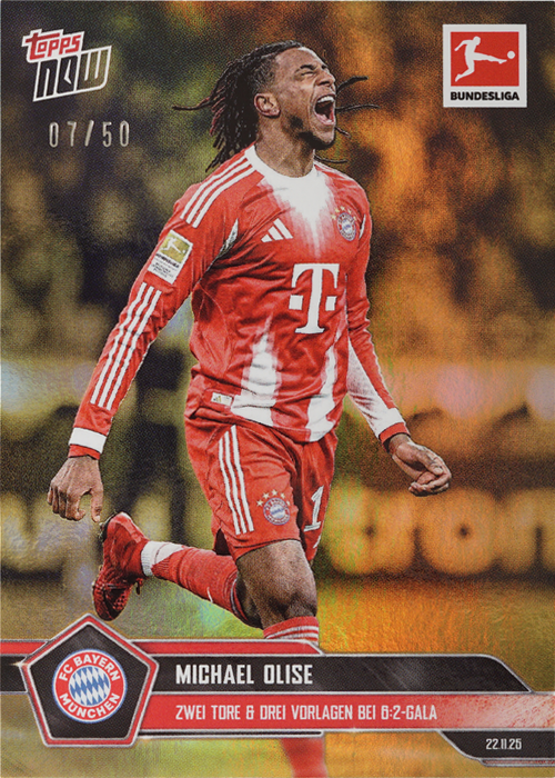 Michael Olise trading card