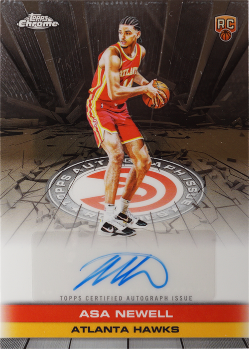 Asa Newell trading card