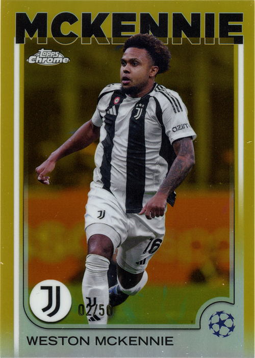 Weston McKennie trading card