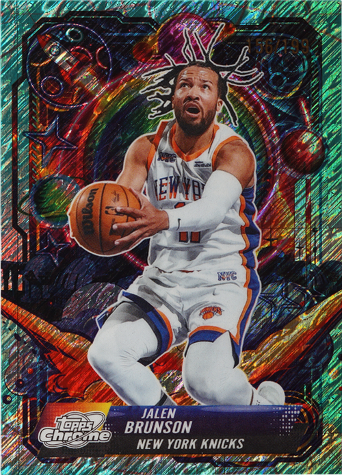 Jalen Brunson trading card