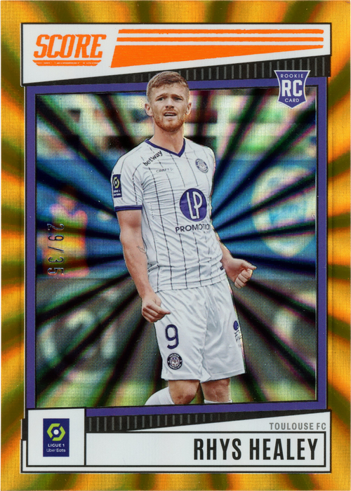 Rhys Healey trading card