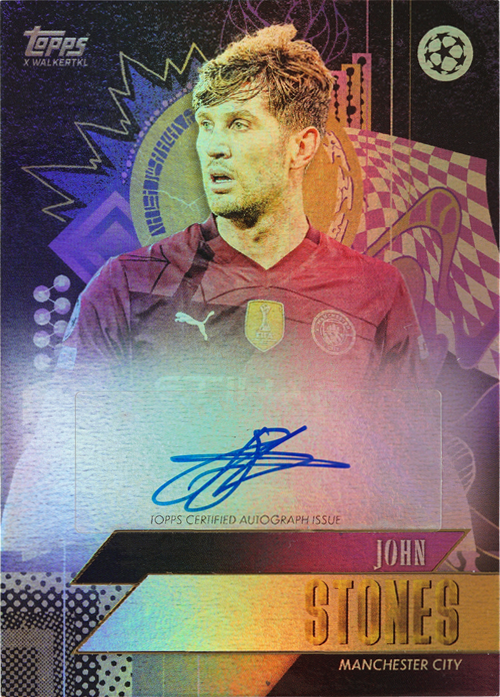 John Stones trading card