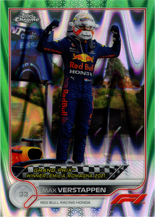 Max Verstappen trading card