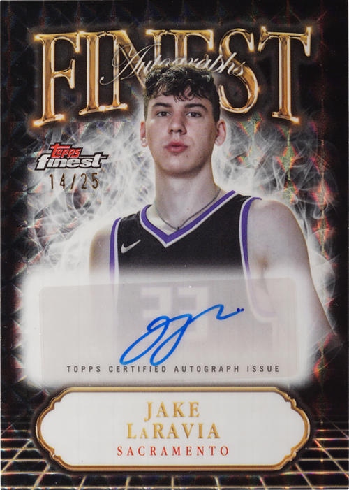 Jake LaRavia trading card