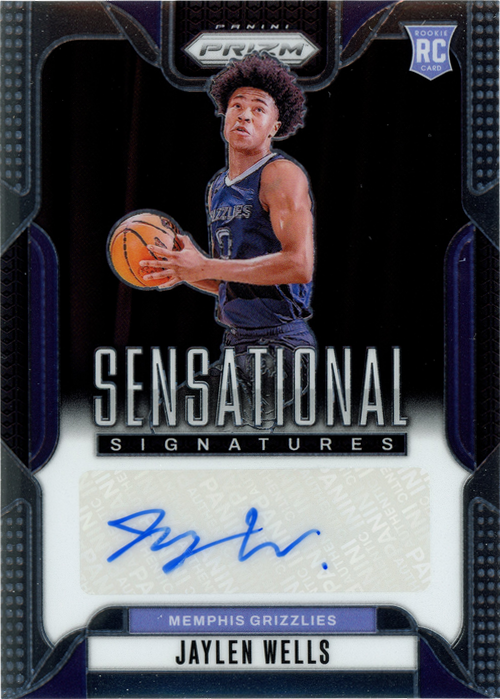 Jaylen Wells trading card