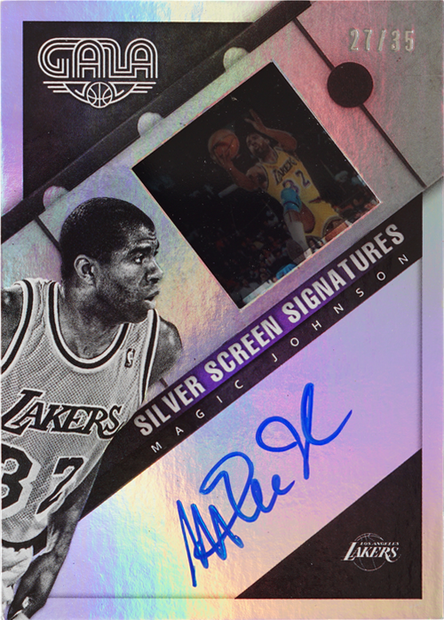 Magic Johnson trading card