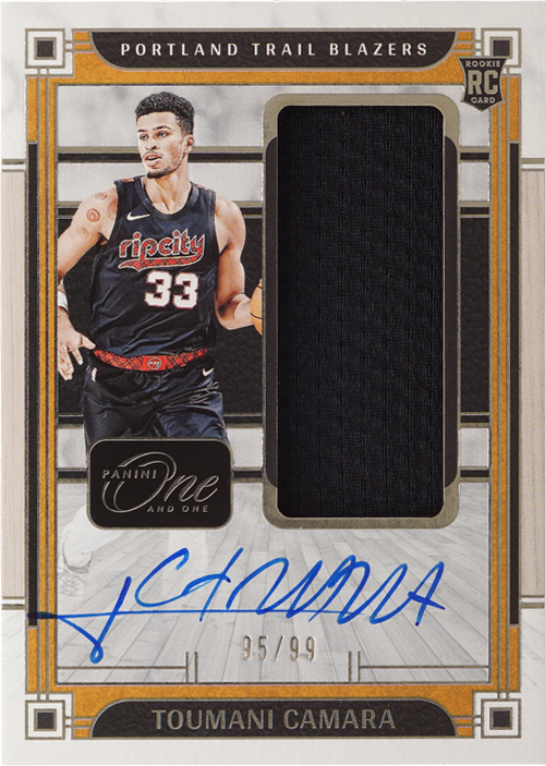 Toumani Camara trading card