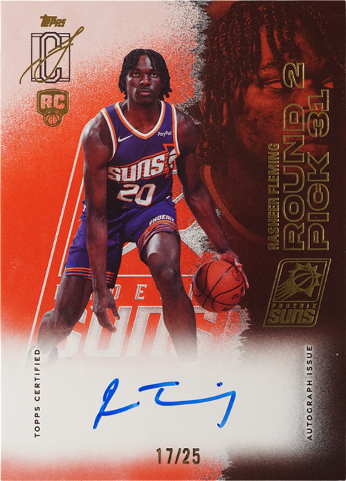 Rasheer Fleming trading card