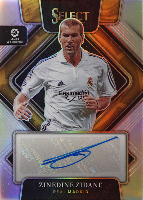 Zinedine Zidane trading card