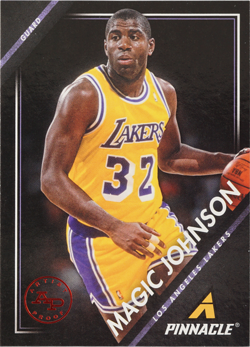 Magic Johnson trading card