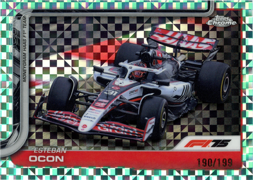 Esteban Ocon trading card