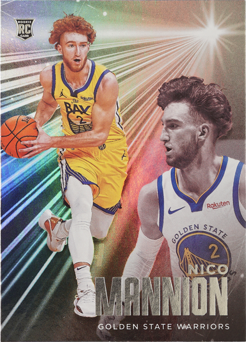 Nico Mannion trading card