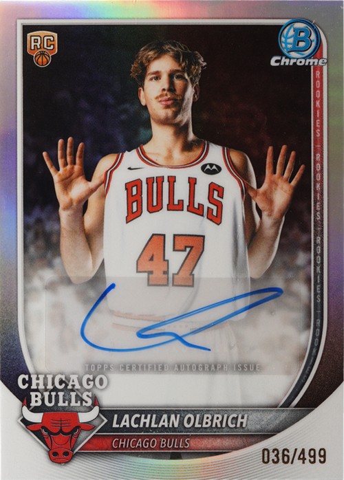 Lachlan Olbrich trading card