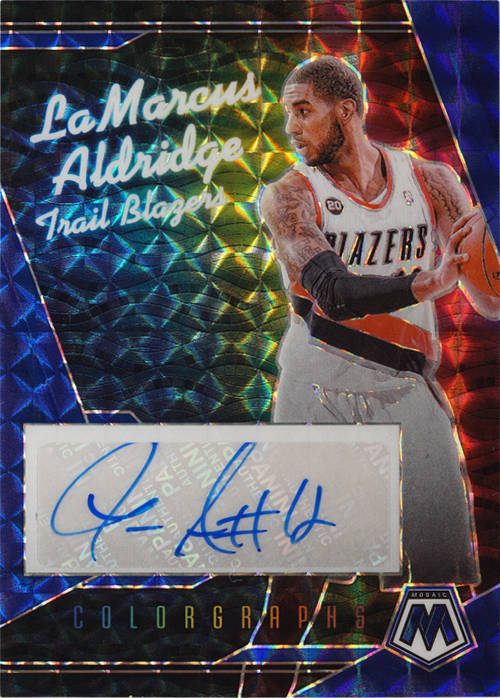 LaMarcus Aldridge trading card