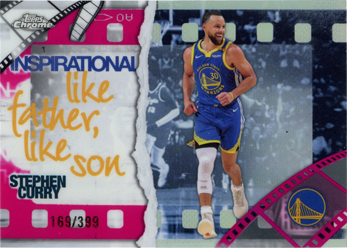 Stephen Curry trading card