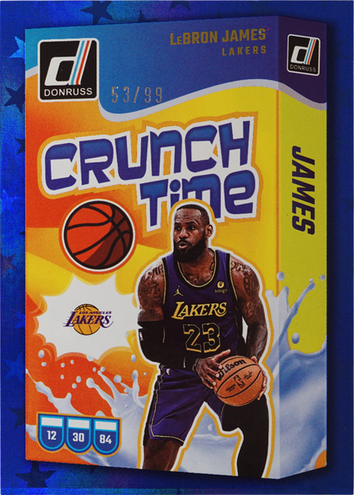 LeBron James trading card