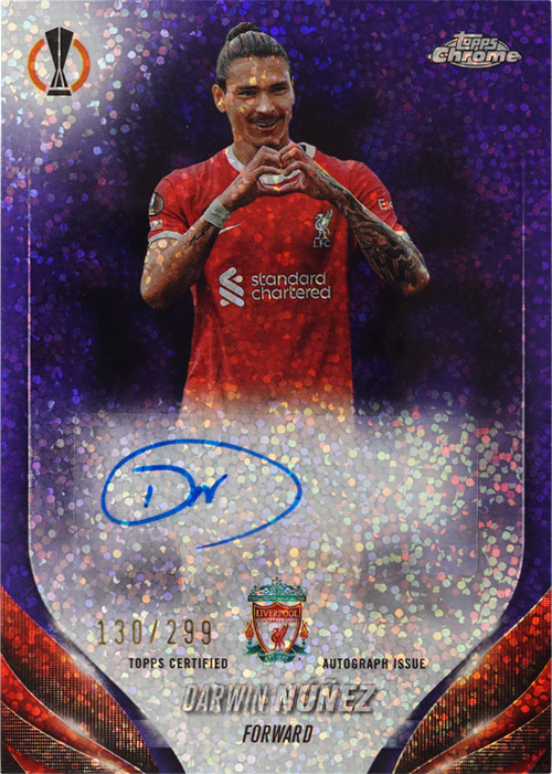 Darwin Núñez trading card