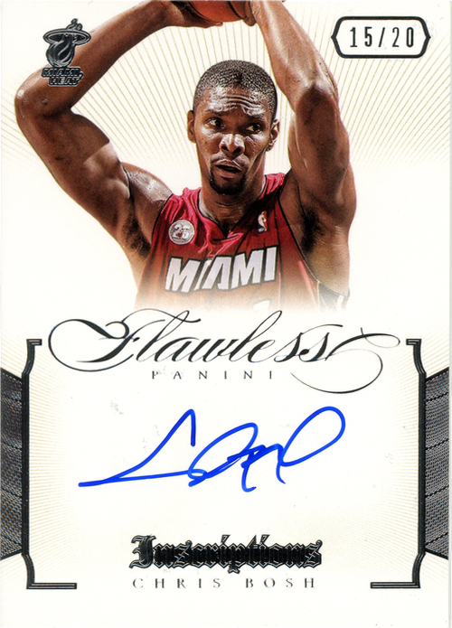 Chris Bosh trading card