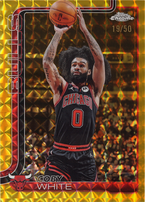 Coby White trading card