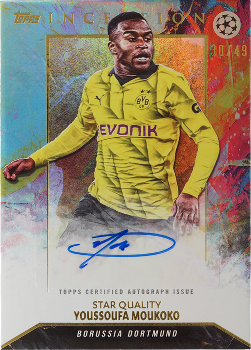 Youssoufa Moukoko trading card