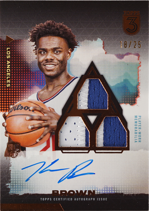 Kobe Brown trading card