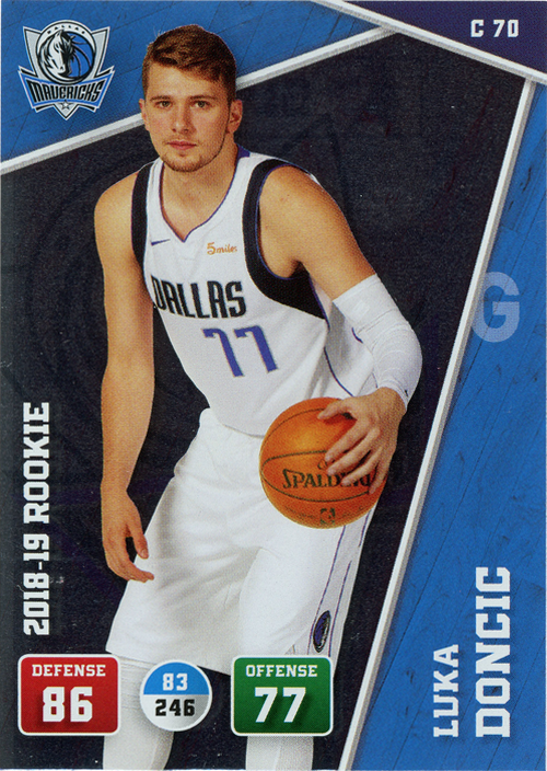 Luka Doncic trading card