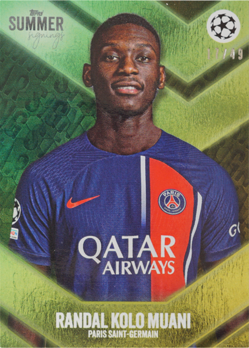 Randal Kolo Muani trading card