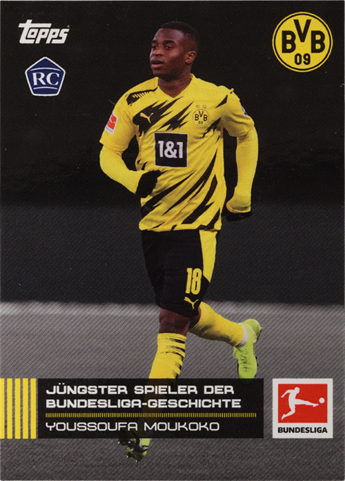 Youssoufa Moukoko trading card