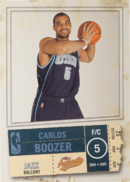 Carlos Boozer trading card