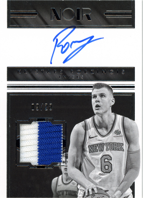 Kristaps Porzingis trading card