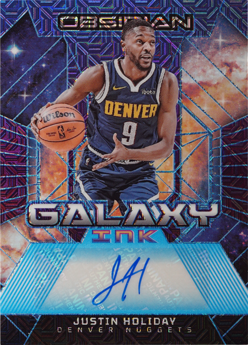 Justin Holiday trading card