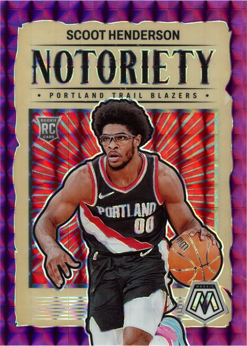 Scoot Henderson trading card