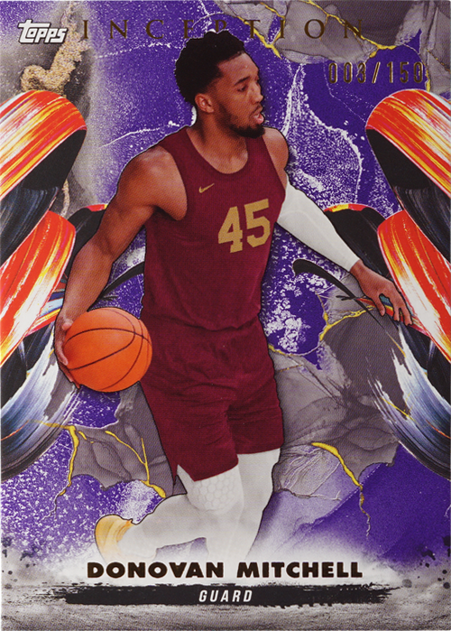 Donovan Mitchell trading card