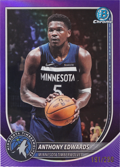 Anthony Edwards trading card