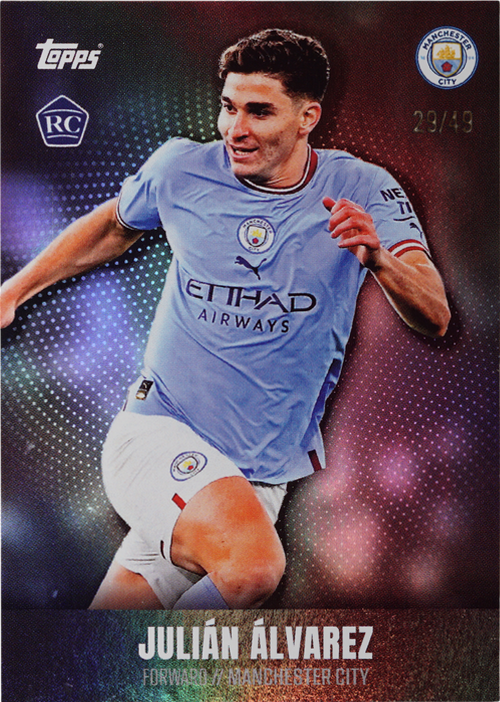 Julián Álvarez trading card