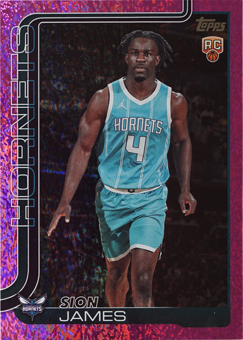 Sion James trading card
